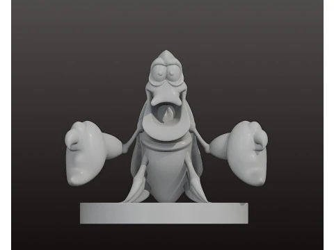 Sebastian - The Mermaid 3D Print Model