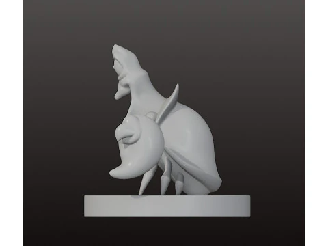 Sebastian - The Mermaid 3D Print Model