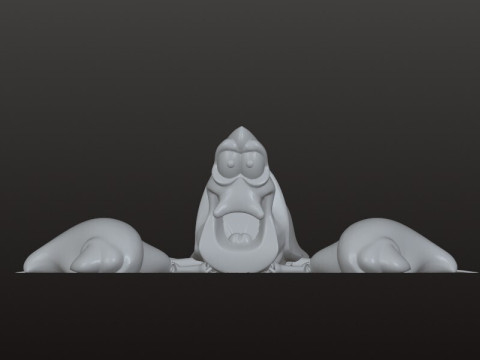 Flexi Sebastian - 美人鱼铰接式预支撑 STL 3D 打印模型