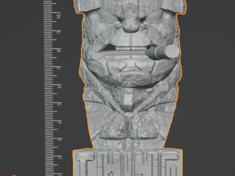 The Thing Busto Quarteto Fantástico 12 cm de altura Modelo de Impressão 3D