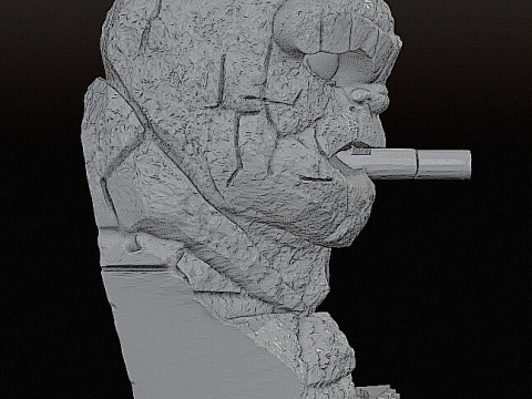 The Thing Busto Quarteto Fantástico 12 cm de altura Modelo de Impressão 3D