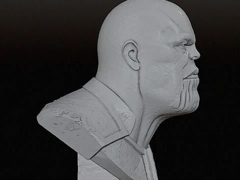 Thanos bust - 10 cm 3D Print Model