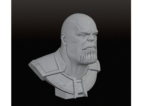 Бюст Таноса - 10 см 3D Принт Модель