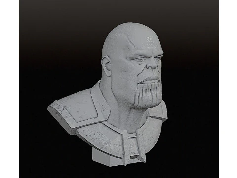 Thanos bust - 10 cm 3D Print Model