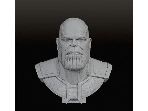 Thanos bust - 10 cm 3D Print Model
