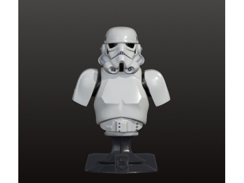 Stormtrooper BUST 10 cm Model Cetak 3D