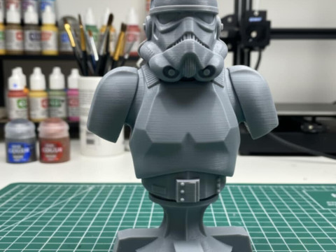 Штурмовик БЮСТ 10 см 3D Принт Модель