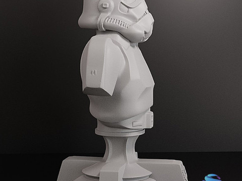 Штурмовик БЮСТ 10 см 3D Принт Модель