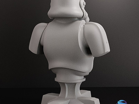 Штурмовик БЮСТ 10 см 3D Принт Модель