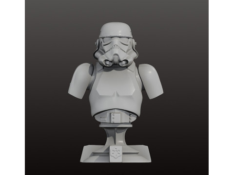 Штурмовик БЮСТ 10 см 3D Принт Модель