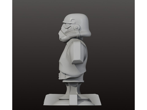 Штурмовик БЮСТ 10 см 3D Принт Модель