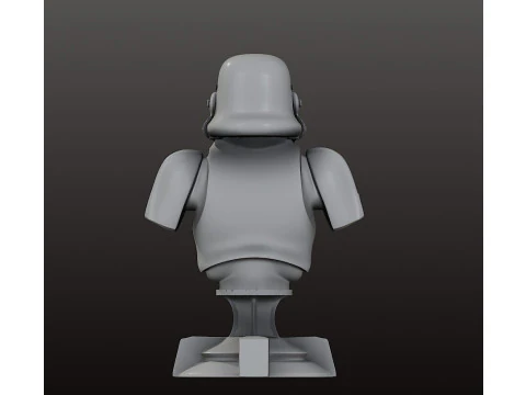 Stormtrooper BUST 10 cm 3D Print Model
