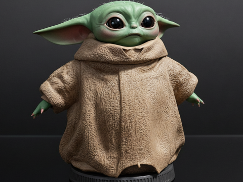 グロッグフィギュア 10cm 3Dプリントモデル