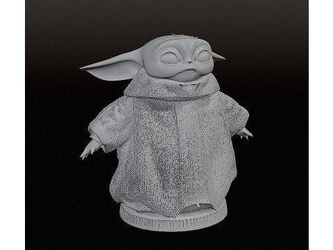 Figurka Grogu 10 cm Model do druku 3D