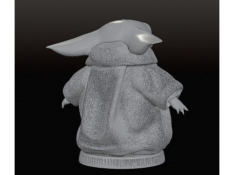 Figurka Grogu 10 cm Model do druku 3D