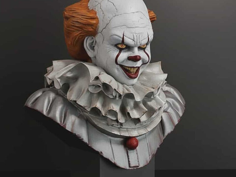 Es - Büste 10 cm 3D Druckmodell