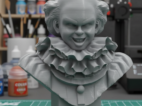 그것 - 가슴둘레 10cm 3D 프린트 모델