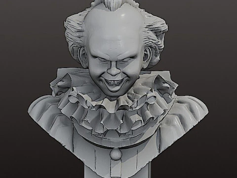 It - bust 10 cm 3D Print Model