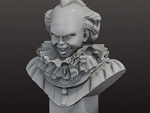 It - bust 10 cm 3D Print Model