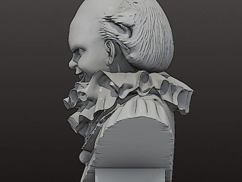 It - bust 10 cm 3D Print Model