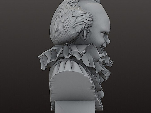 그것 - 가슴둘레 10cm 3D 프린트 모델