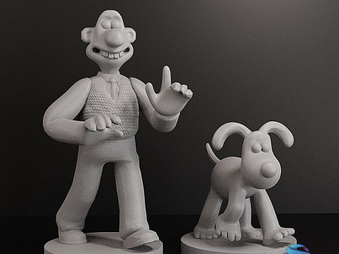 Wallace gromit 10 CM 3D Print Model