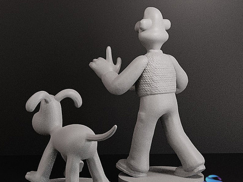 Wallace gromit 10 CM 3D Print Model