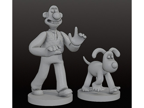 Wallace gromit 10 CM 3D Print Model