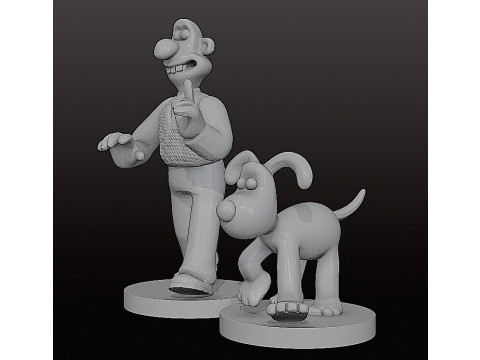 Wallace gromit 10 CM 3D Print Model