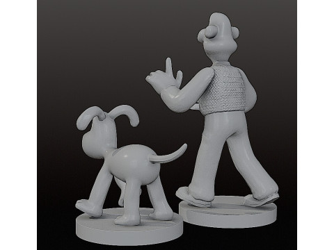 Wallace gromit 10 CM 3D Print Model