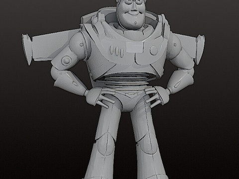 BUZZ LIGHTYEAR 18 cm - CUTTED Toy Story 3D Print Model