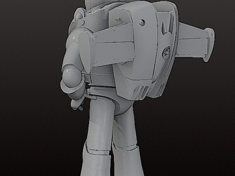 BUZZ LIGHTYEAR 18 cm - CUTTED Toy Story 3D Print Model