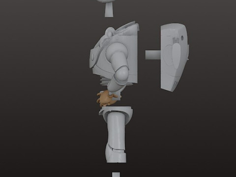 BUZZ LIGHTYEAR 18 cm - CUTTED Toy Story 3D Print Model