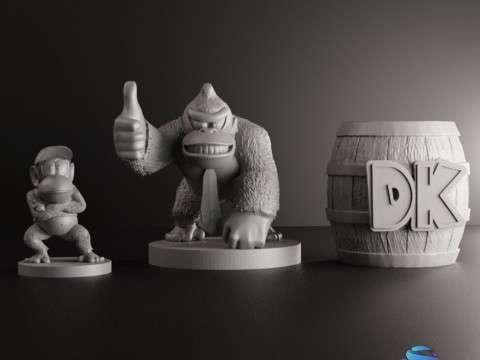 Колекція Donkey Kong 3D Принт Модель
