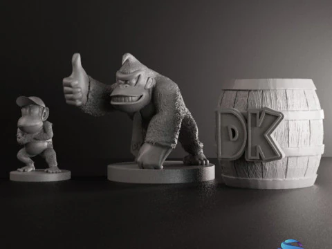 Donkey Kong Collection 3D Print Model