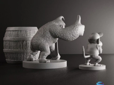 Donkey Kong Collection 3D Print Model