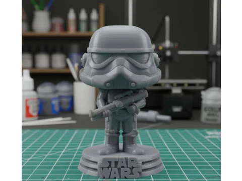 Stormtrooper Chibi - Action figure 3D Print Model