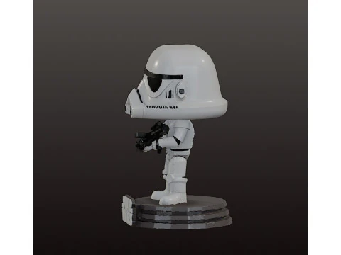 Stormtrooper Chibi - Action figure 3D Print Model