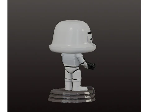 Stormtrooper Chibi - Action figure 3D Print Model