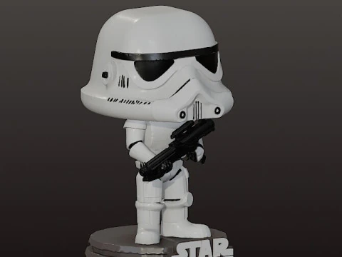 Stormtrooper Chibi - Action figure 3D Print Model