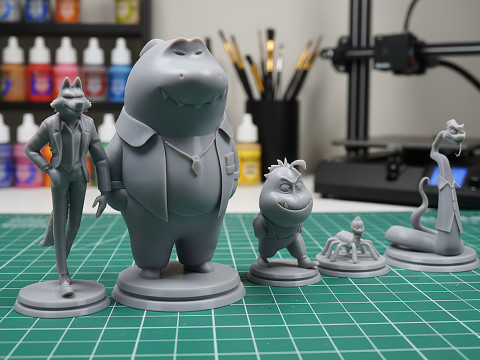 Stl - 坏人合集 3D 打印模型