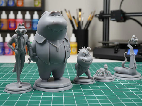 Stl - The Bad Guys Collection 3D Print Model