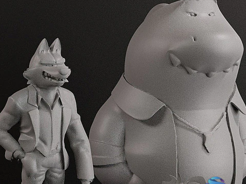 Stl - The Bad Guys Collection 3D Print Model