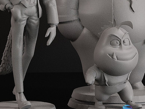 Stl - 坏人合集 3D 打印模型