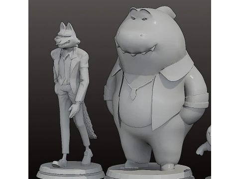 Stl - The Bad Guys Collection 3D Print Model