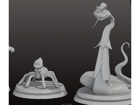 Stl - 坏人合集 3D 打印模型