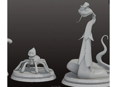 Stl - The Bad Guys Collection 3D Print Model
