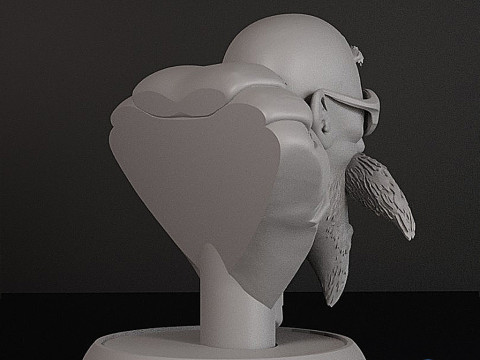 Master Roshi Bust 3D STL 3D Print Model