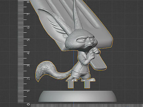 Finnick - Zootopia Pawpsicle Hustle 3D Printable STL 3D Print Model