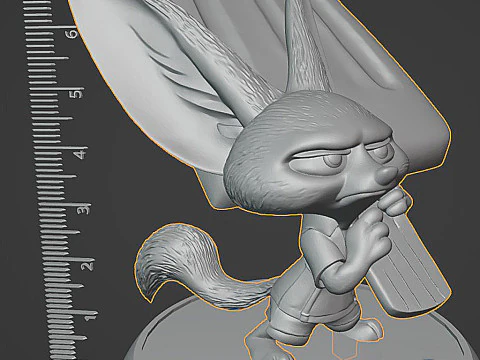 Finnick - Zootopia Pawpsicle Hustle 3D Printable STL 3D Print Model